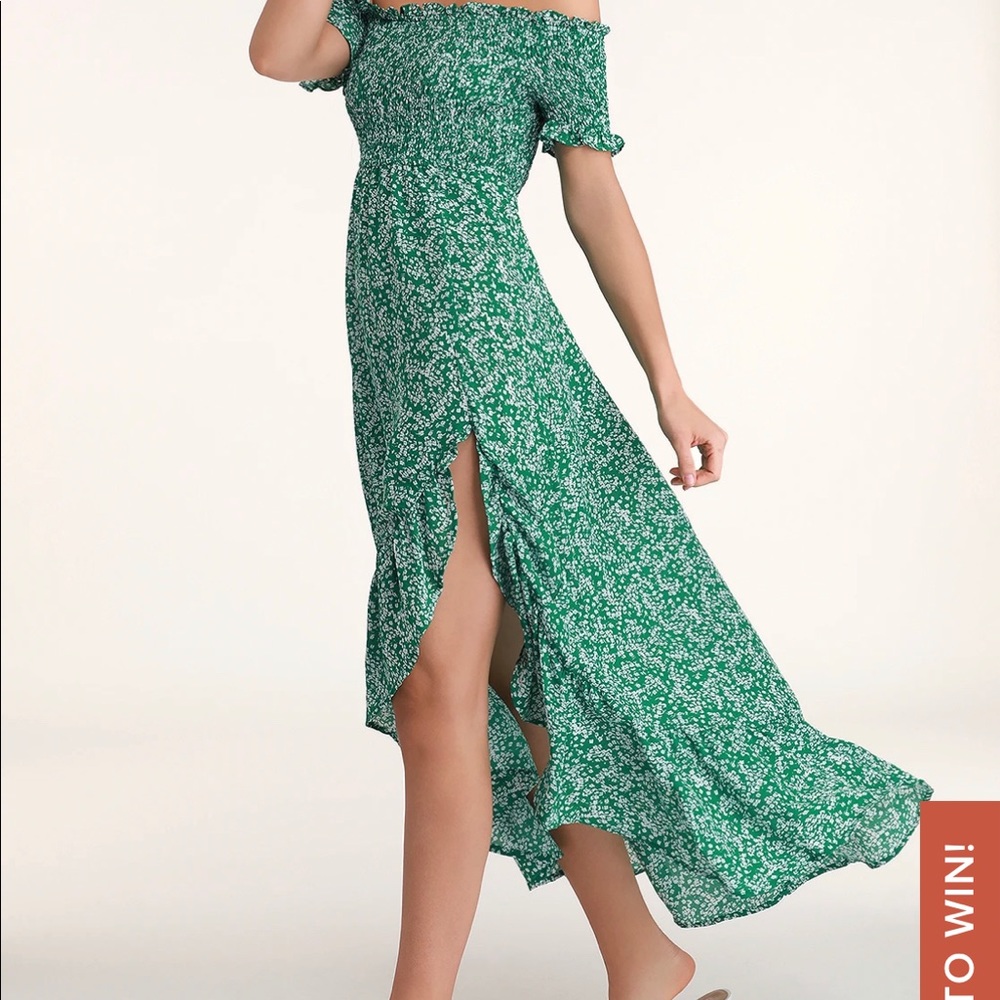 Off the shoulder dress